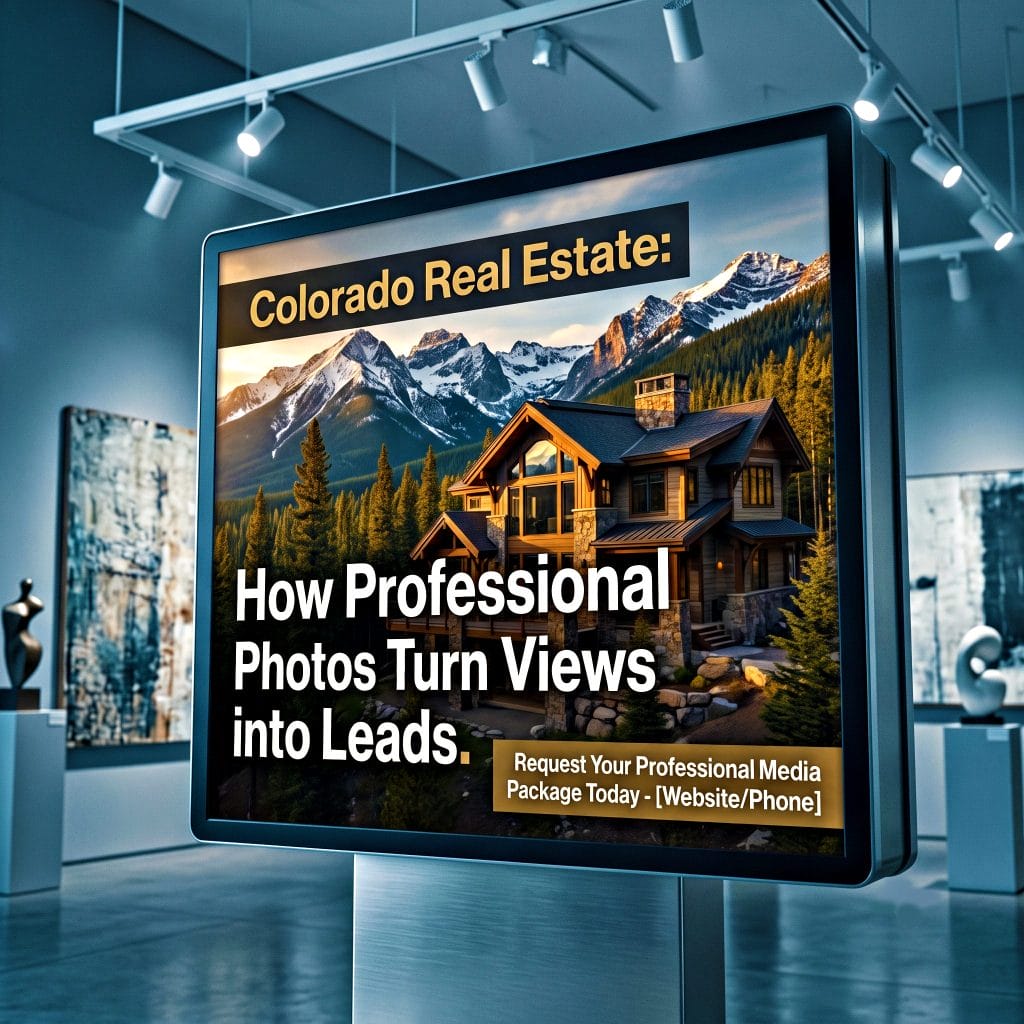 Display Advertising for Colorado Real Estate: How Professional Photos Turn Views into Leads