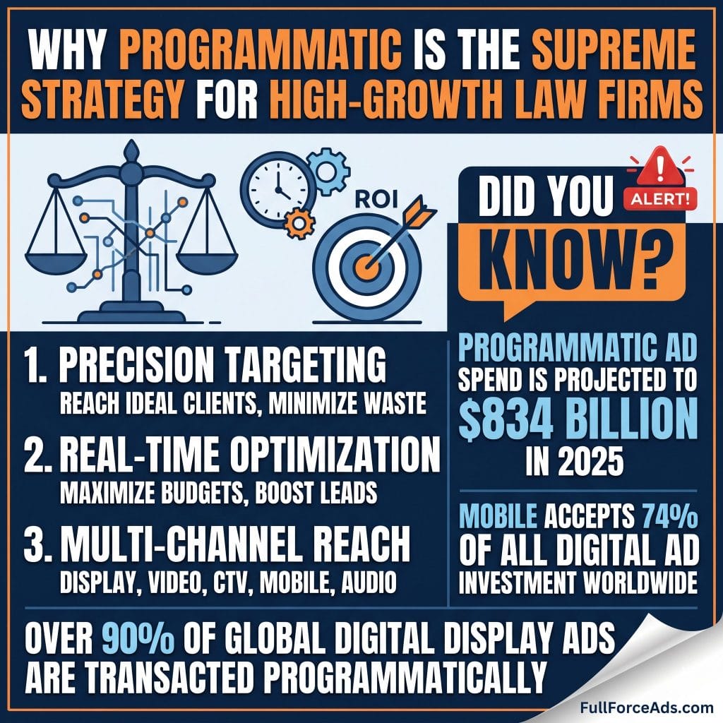 Why Programmatic Digital Advertising is the Top Strategy for High-Growth Law Firms