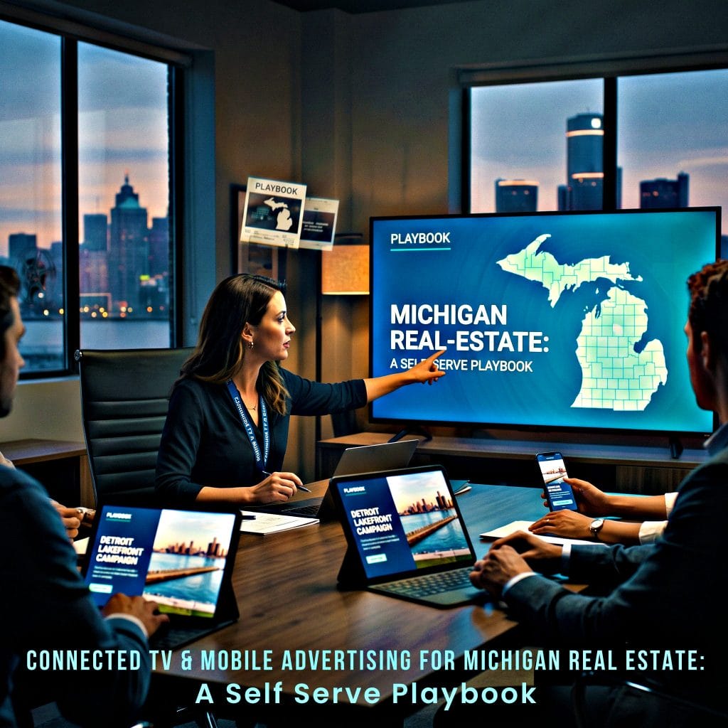 Connected TV & Mobile Advertising for Michigan Real‑Estate: A Self‑Serve Playbook