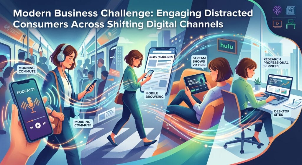 Modern businesses face a clear challenge: how to capture and keep distracted consumers across shifting digital channels.