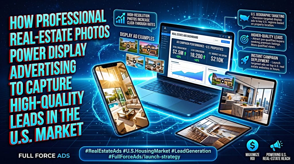 How Professional Real‑Estate Photos Power Display Advertising to Capture High‑Quality Leads in the U.S. Market