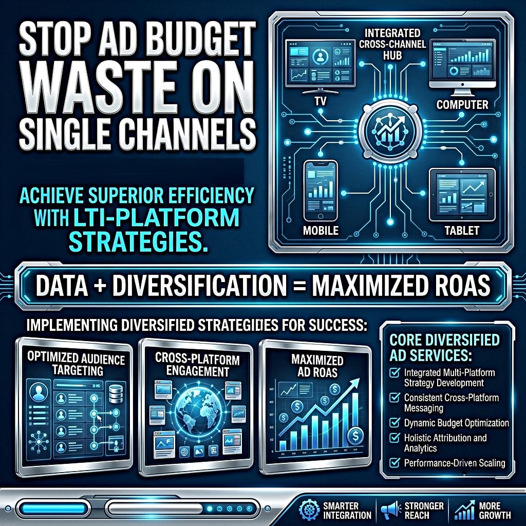 Single channel ads waste money