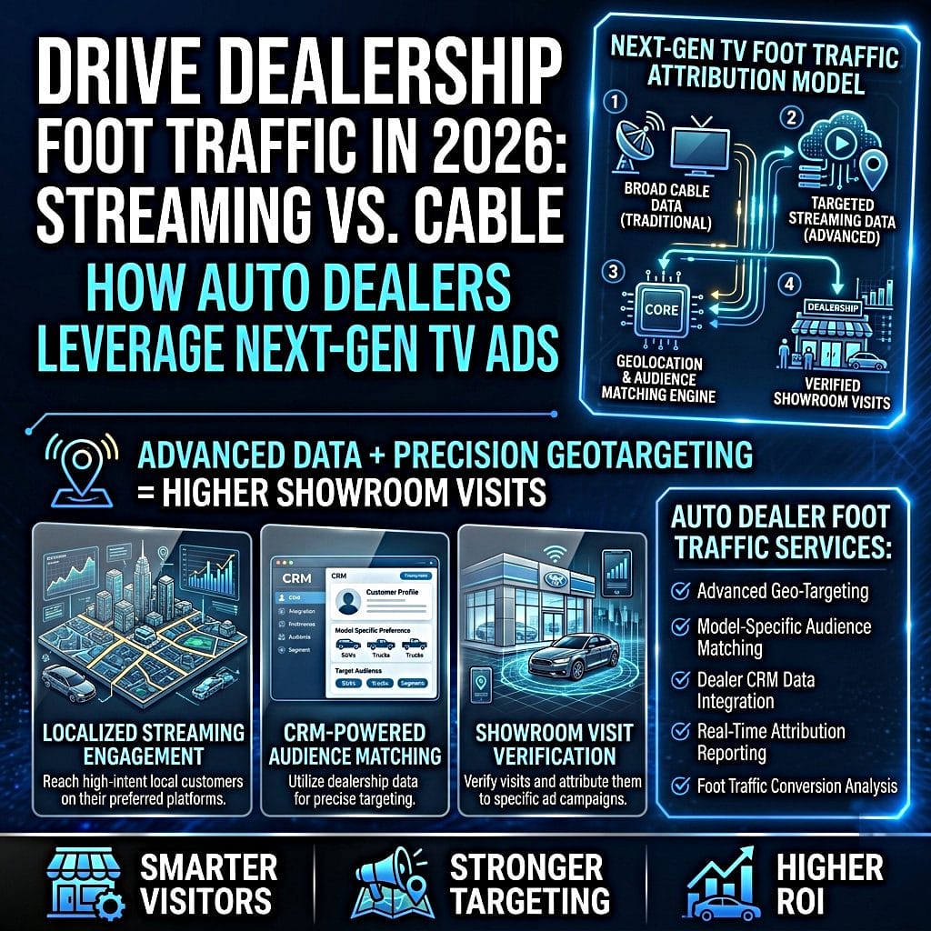 Streaming TV vs. cable: how auto dealers drive foot traffic in 2026