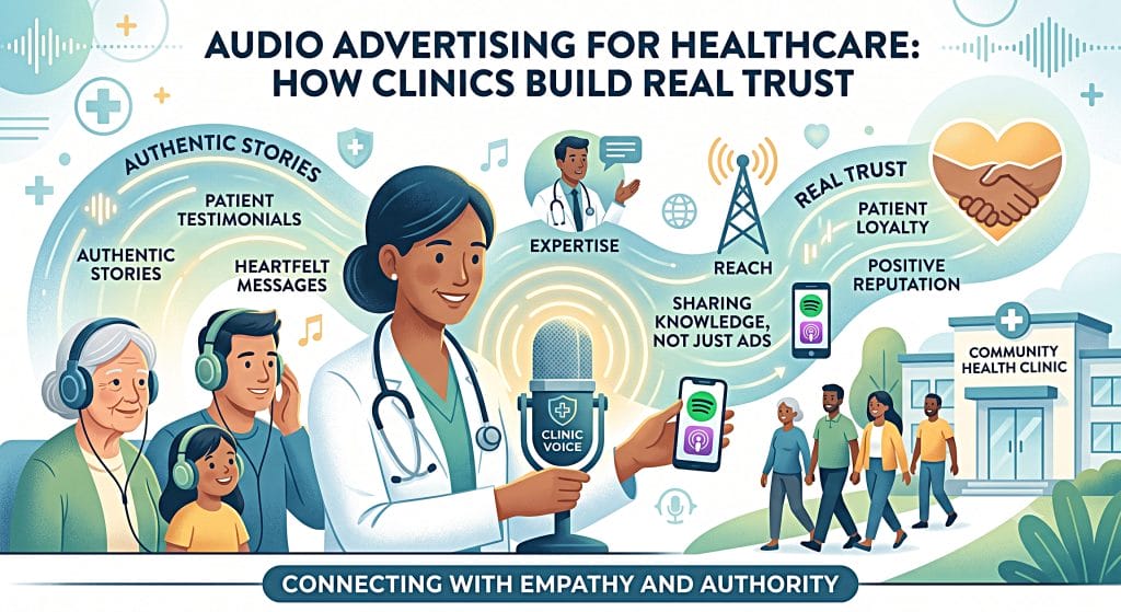 Audio Advertising for Healthcare: How Clinics Build Real Trust