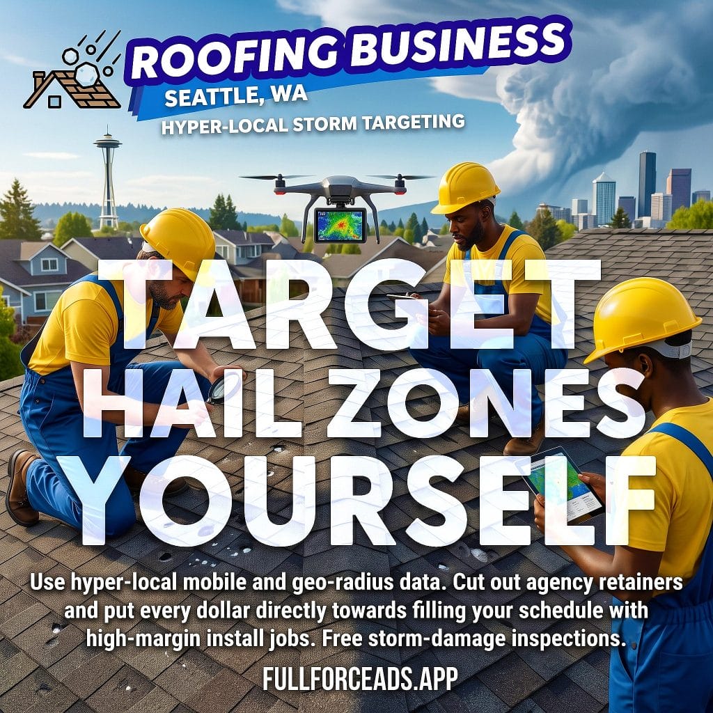 Hyper-Local Mobile Display & Geo-Radius Retargeting for Roof Replacement