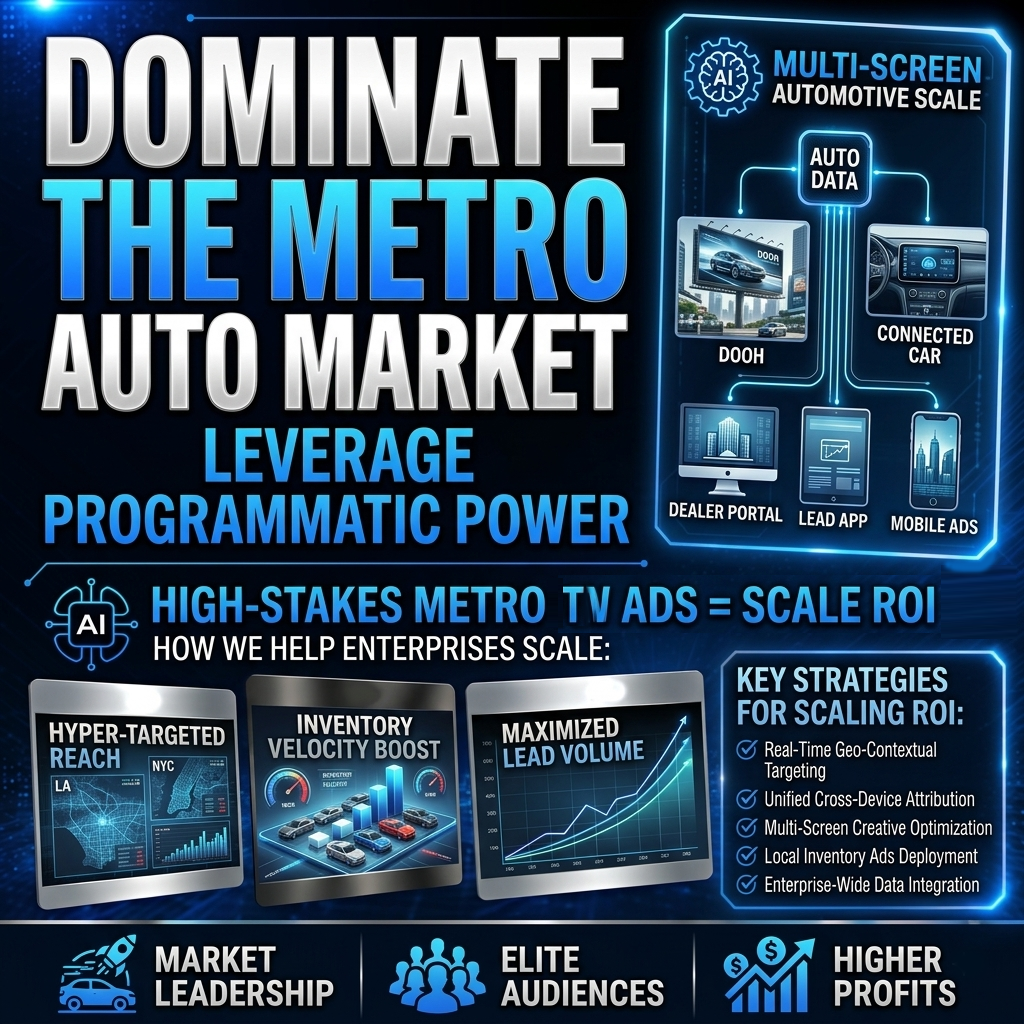 How metro car dealerships leverage multi-screen programmatic advertising to scale ROI