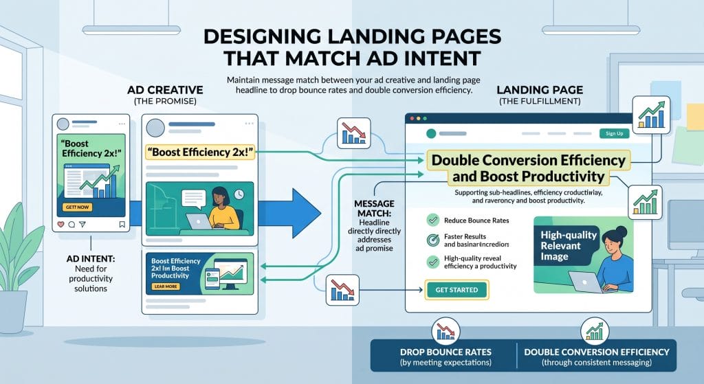 Designing Landing Pages That Match Ad Intent