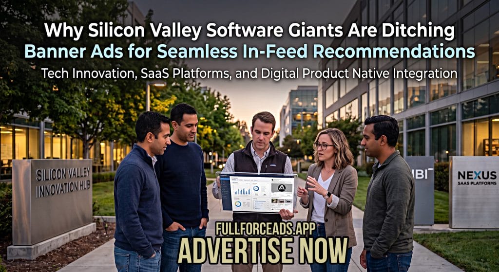 Why Silicon Valley Software Giants Are Ditching Banner Ads for Seamless In-Feed Recommendations