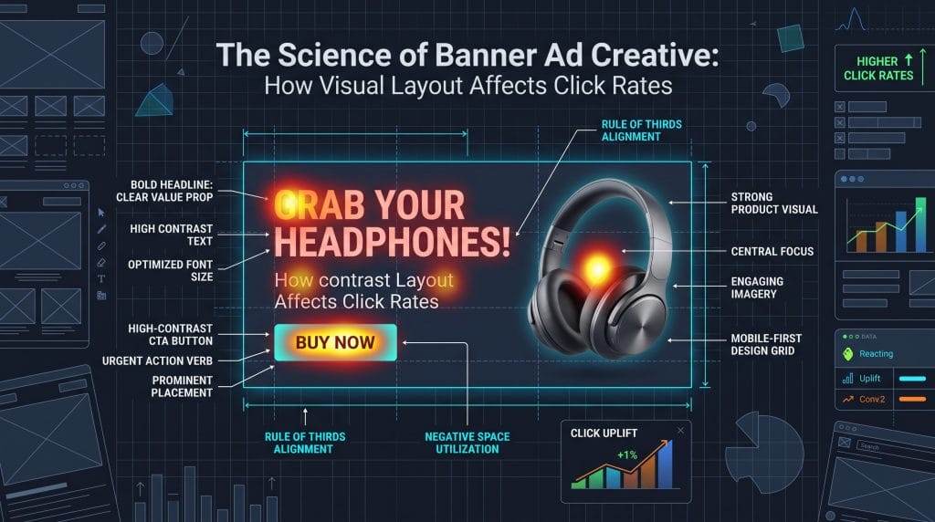 The Science of Banner Ad Creative: How Visual Layout Affects Click Rates