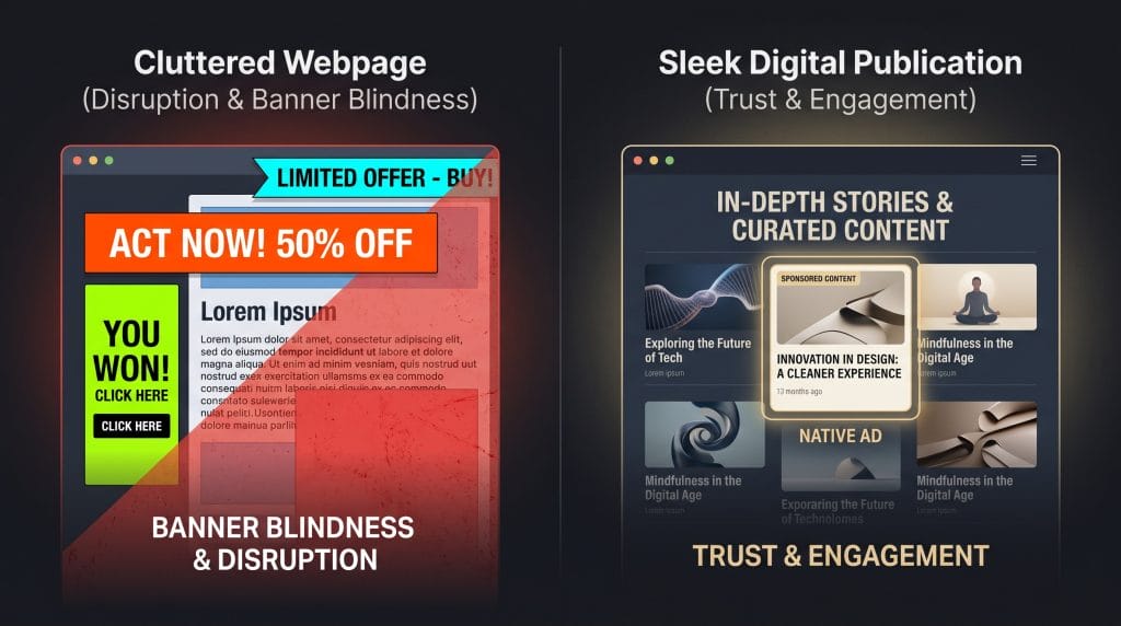 Why Native Ads Outperform Traditional Display in Building Brand Trust