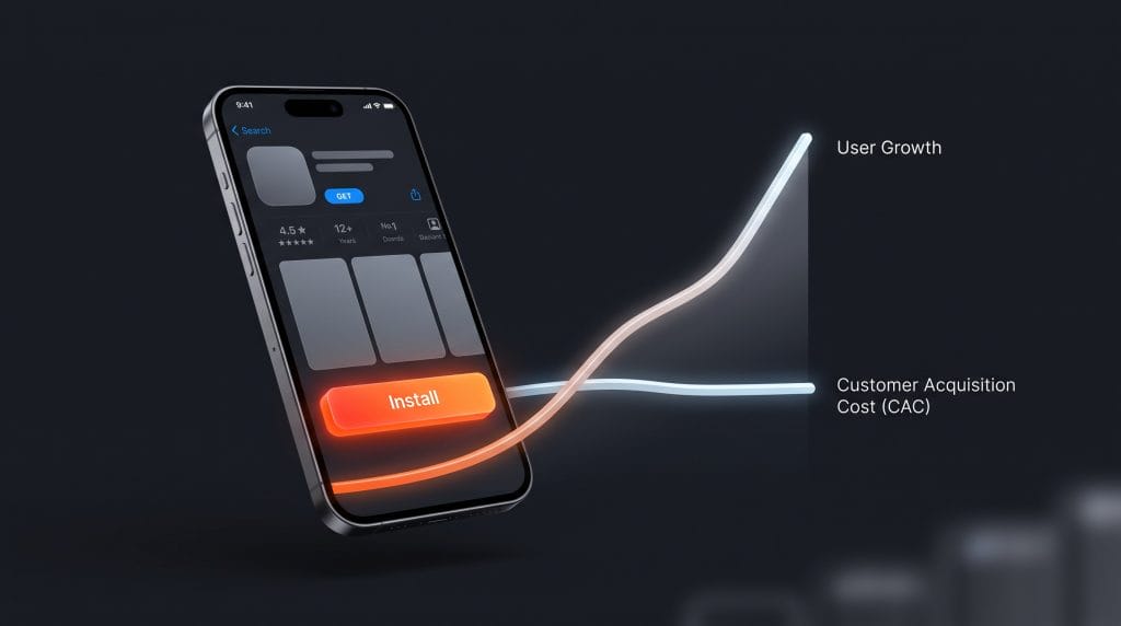 App Install Strategies: Scaling Mobile Acquisition Without Bloating CAC